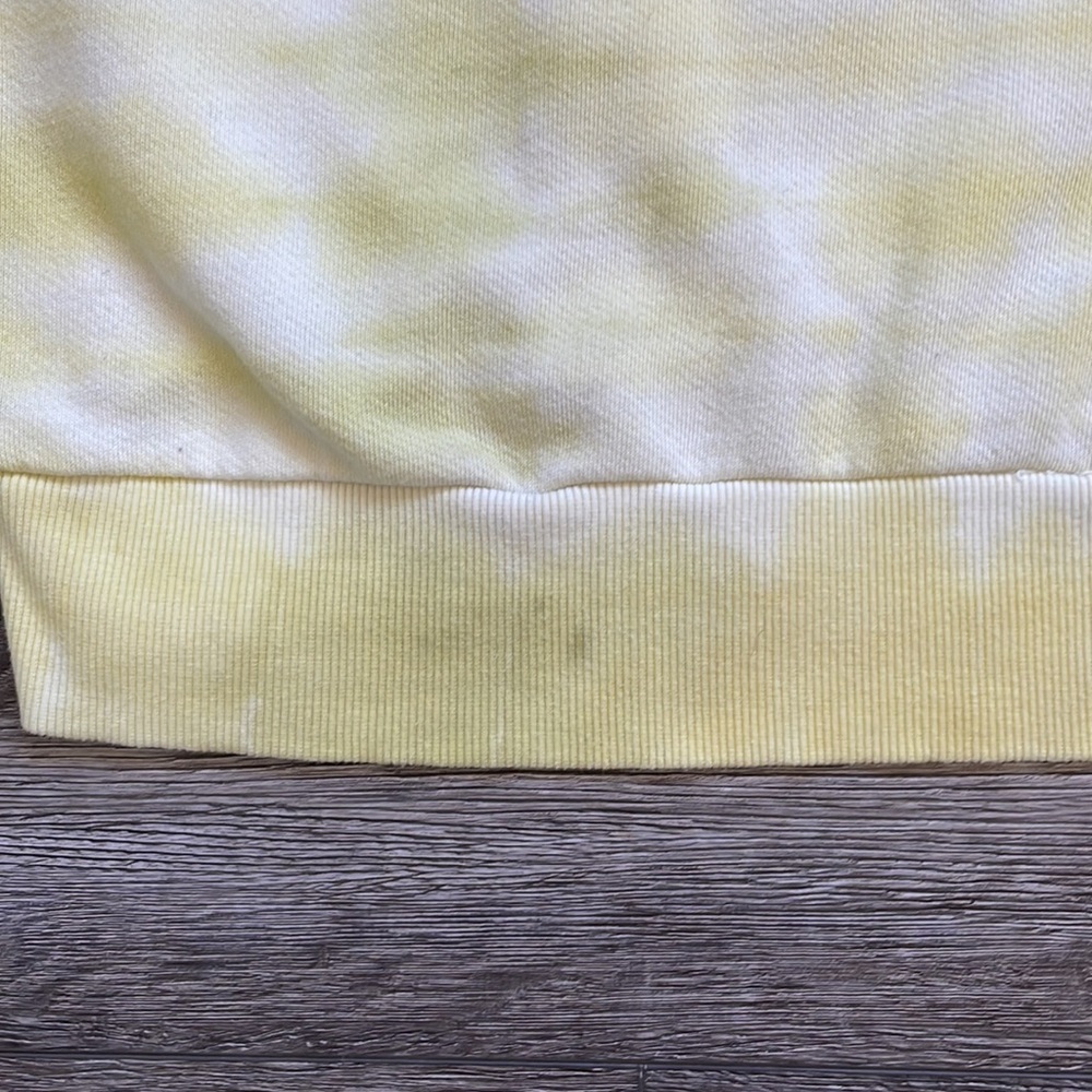 Anthropologie| Pilcro | Elayna Yellow Tie Dye Pullover Jumper Sweatshirt  Medium - Picture 6 of 11